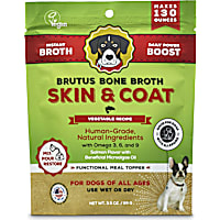 Brutus Bone Broth on the Go: Vegatable Skin & Coat Instant Bone Broth for Dog Food Mega Pack