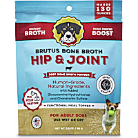 Brutus Bone Broth on the Go: Beef Hip & Joint Instant Bone Broth for Dog Food Mega Pack