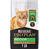 Purina Pro Plan Indoor Chicken and Rice Formula High Protein Adult Cat Food