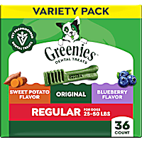 Greenies Adult Dental Natural Dog Treats Regular Size