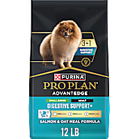 Purina Pro Plan AdvantEDGE Digestive Support Plus Small Breed Salmon & Oat Meal Formula Adult Dry Dog Food