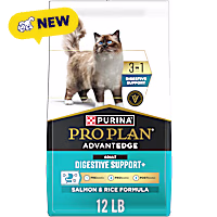 Purina Pro Plan AdvantEDGE Digestive Support Plus Adult Salmon and Rice Formula Dry Cat Food