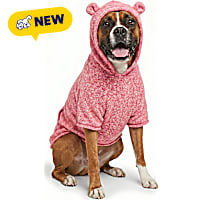 Petco Teddy Bear Ears Hooded Pet Sweater