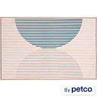 EveryYay Modern Tan Half Moon Pet Placemat