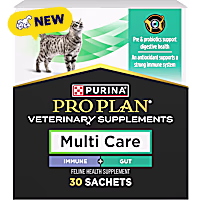 Purina Pro Plan Veterinary Multi Care Feline, Digestive Probiotics, Immune Support Cat Supplements