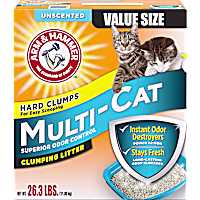 Arm & Hammer Unscented Multi-Cat Clumping Litter