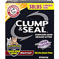 Arm & Hammer Clump & Seal Multi-Cat Odor Sealing Cat Litter