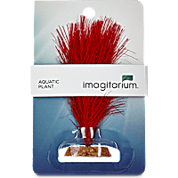 Imagitarium Feather Silk Plant Aquatic Decor