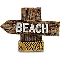 Imagitarium Resin Beach Sign Aquatic Decor
