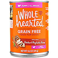 WholeHearted Grain Free Puppy Chicken and Vegetable Recipe Wet Dog Food