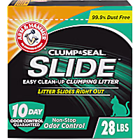Arm & Hammer Clump & Seal Slide Clumping Cat Litter, Non-Stop Odor Control