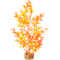 Imagitarium Orange and Yellow Plastic Aquarium Plant