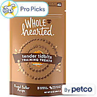 WholeHearted Grain-Free Tender Tidbits Peanut Butter Recipe Dog Training Treats