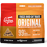 ORIJEN Grain Free High Protein Raw Animal Ingredients Original Freeze Dried Cat Treats