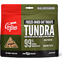 ORIJEN Grain Free High Protein Raw Animal Ingredients Tundra Freeze Dried Cat Treats