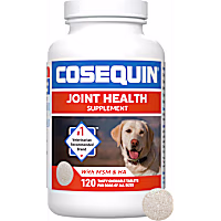 NUTRAMAX COSEQUIN Maximum Strength Plus MSM & HA Chewable Tablets for Dogs