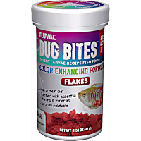 Fluval Bug Bites Color Enhancing Flakes
