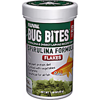 Fluval Bug Bites Spirulina Flakes