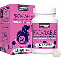 NUTRAMAX PROVIABLE Digestive Health Supplement Multi-Strain Probiotics and Prebiotics for Dogs