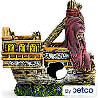 Imagitarium Shipwreck Back Aquarium Decor