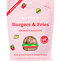 Bocce's Bakery Burgers and Fries Dog Biscuits