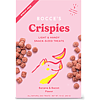 Bocce's Bakery Banana + Bacon Crispies Dog Treats