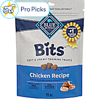 Blue Buffalo Bits Made with Natural Ingredients & Enhanced with DHA Soft Dog Treats