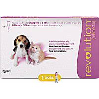 Revolution Topical Solution for Puppies and Kittens up to 5lbs