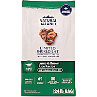 Natural Balance Limited Ingredient Adult Dry Dog Food with Healthy Grains Lamb & Brown Rice Recipe