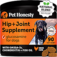 Pet Honesty Hip + Joint Health Soft Chicken Chews for Dogs