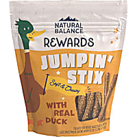 Natural Balance Jumpin' Stix Grain Free With Real Duck & Potato Recipe Dog Treats