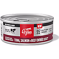 ORIJEN in Bone Broth Tuna Salmon & Beef Entree Premium Pate Wet Cat Food