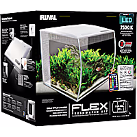 Fluval Flex White Tank Aquarium Kit