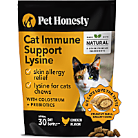 Pet Honesty Immune Support Lysine Dual Texture Supplements for Cats