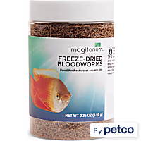 Imagitarium Freeze-Dried Bloodworms for freshwater Aquatic Life