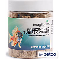 Imagitarium Freeze-Dried Tubifex Worms Food for Freshwater Aquatic Life