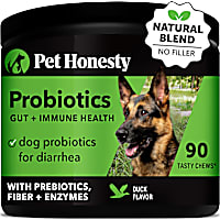 Pet Honesty Digestive Probiotic Duck Flavor Soft Chews for Dogs
