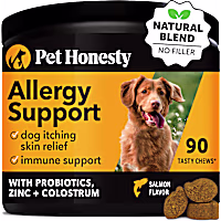 Pet Honesty Allergy Support Salmon Flavor Soft Chews for Dogs
