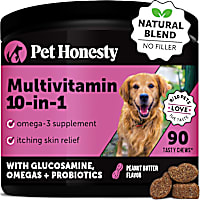 Pet Honesty 10 in 1 Multivitamins Peanut Butter Flavor for Dogs