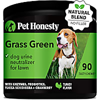 Pet Honesty Grass Green Turkey Flavor Soft Chews for Dogs