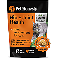 Pet Honesty Hip & Joint Health Chicken Flavor Dual Texture Chews for Cats