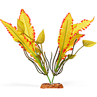 Imagitarium Yellow Orange Silk Plants Aquatic Decor