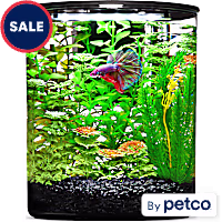 Imagitarium Plastic Cylinder Betta Aquarium