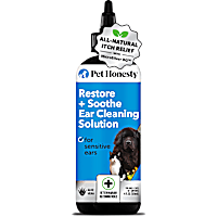 Pet Honesty Restore + Soothe Ear Cleaner for Dogs