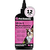 Pet Honesty Turkey Multivitamin Bone Broth + Salmon Oil for Dogs