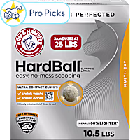 Arm & Hammer Hardball No-Mess Scooping, Clumping, Lightweight Multi-Cat Litter