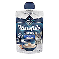 Blue Buffalo BLUE Tastefuls Chicken Resealable Twist Cap Adult Cat Natural Purees