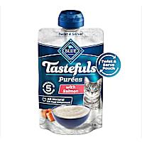 Blue Buffalo BLUE Tastefuls Salmon Resealable Twist Cap Adult Cat Natural Purees