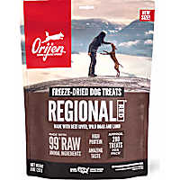 ORIJEN Regional Red Recipe Grain Free High Protein Freeze Dried Dog Treats