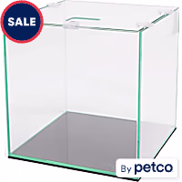 Imagitarium 35 Gallon Open-Glass Frameless Cube Aquarium Tank